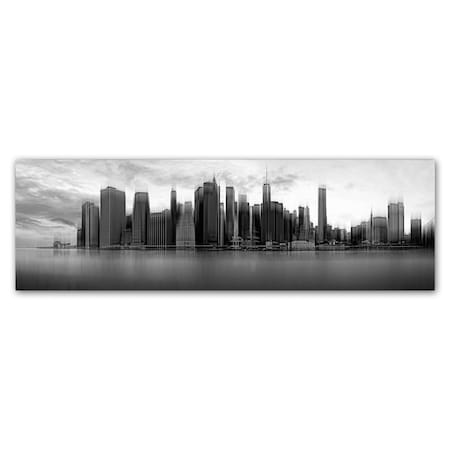 Trademark Fine Art Wim Schuurmans 'New York Skyline' Canvas Art, 8x24 1X03503-C824GG